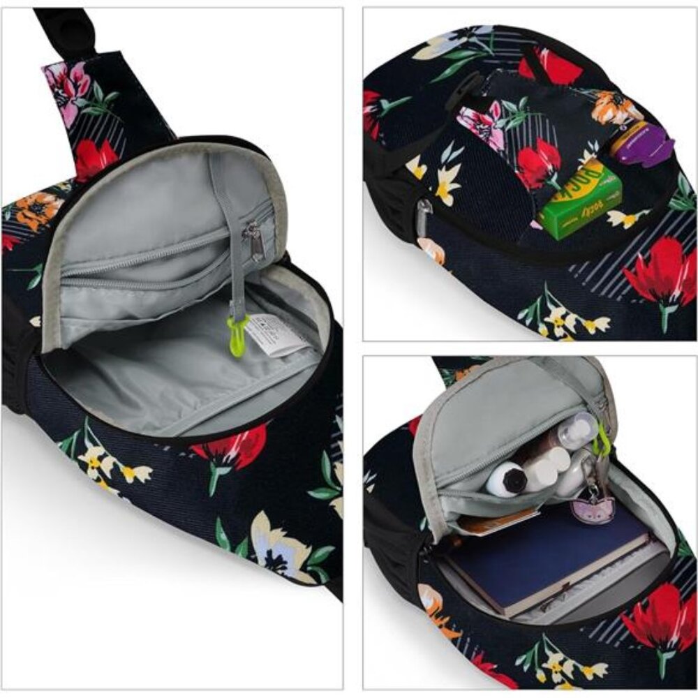 Sling Backpack Multipurpose Crossbody Bag Sling Bag Daypack - Picture 3 of 6